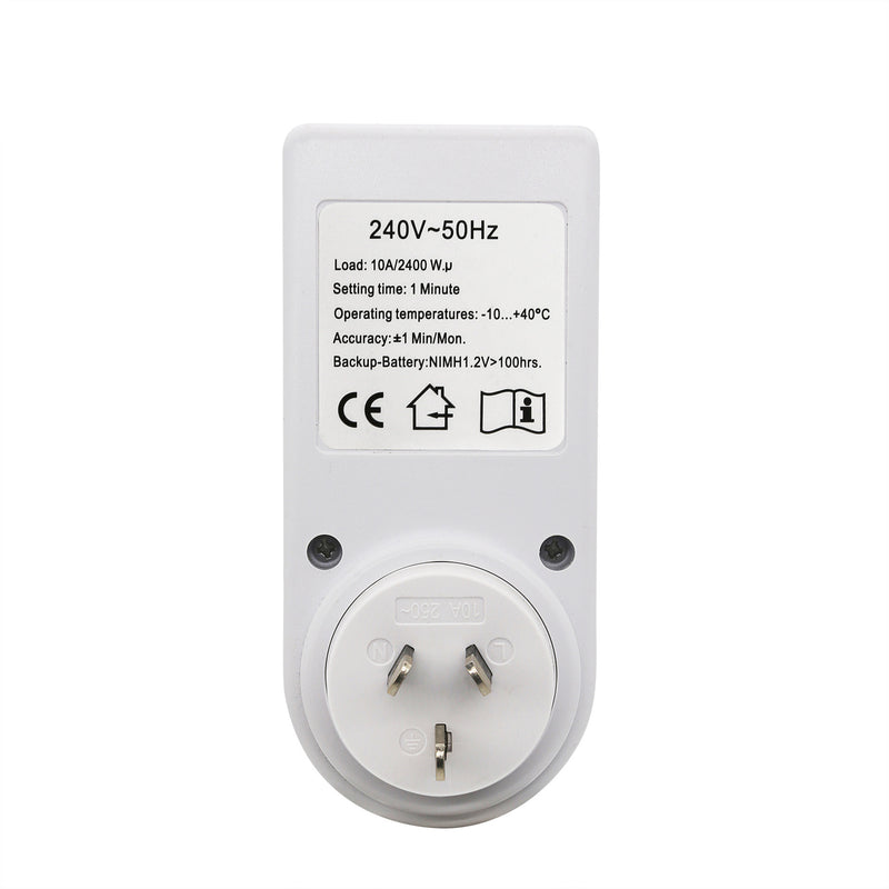 Australian-style Small Screen Timing Smart Socket