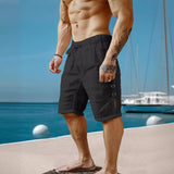 Comfortable Linen Summer Shorts with Drawstring - Elastic Waist Casual Shorts