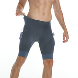 High-Performance Cycling Shorts with Sweat-Absorbing Cushion - Men's Breathable Bicycle Pants