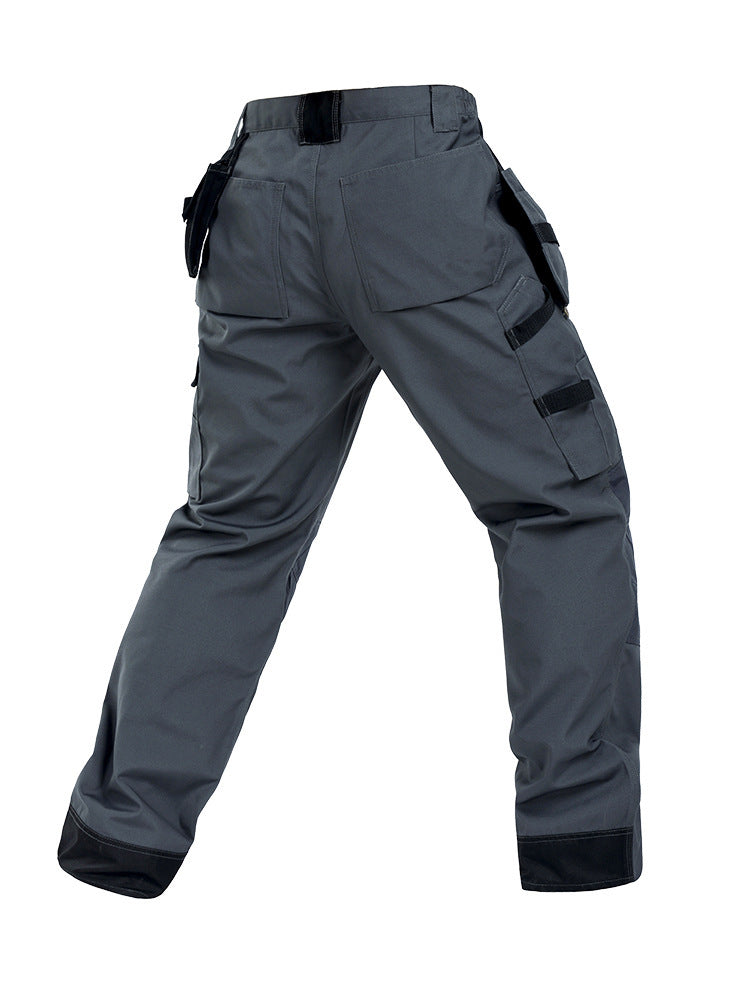 Industrial Cargo Work Pants - Multi-Pocket Construction Trousers