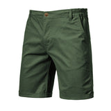 Casual Cotton Cropped Pants - Straight Slim Fit Men's Summer Shorts