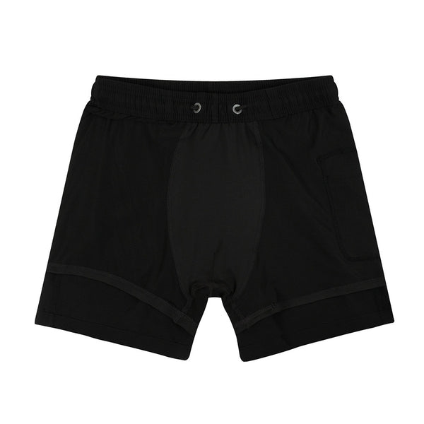 Premium Anti-Embarrassment Double Layer Swimming Trunks for Men - Quick Dry Beach Shorts