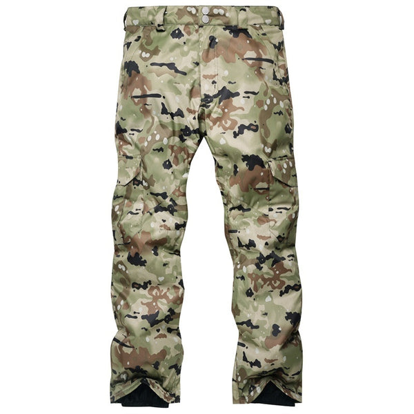 Men's Insulated Waterproof Ski Pants - Breathable Winter Snow Trousers