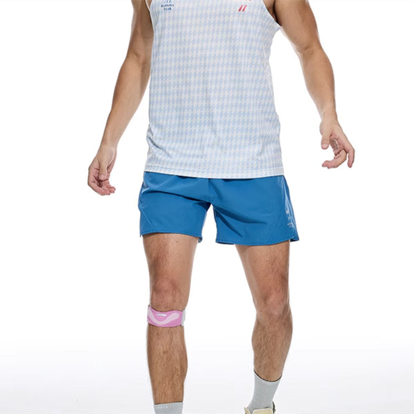Men's Athletic Running Shorts - Four-Point Stretch Training Shorts with Laser Punching Technology