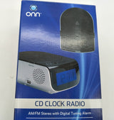 Multi-Function Digital Alarm Clock Radio with CD Player & USB Charging Port