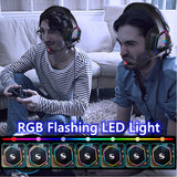 Professional Gaming Headset with 3D Surround Sound & Active Noise Cancellation