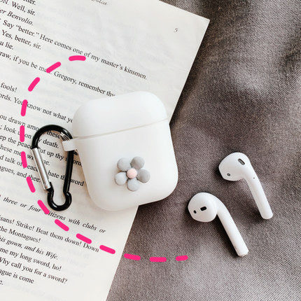 Adorable Daisy AirPods Case - Cute Floral Protective Cover for Apple AirPods