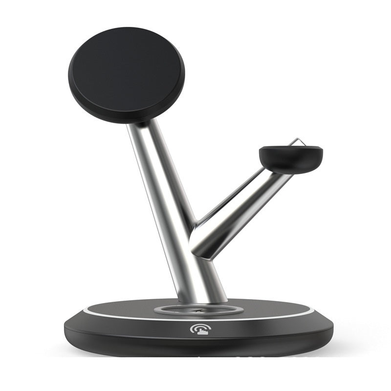 4-in-1 Magnetic Wireless Charging Station - Universal Stand for Phone, Watch & Earbuds
