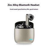 K50 Wireless Bluetooth Earbuds - Zinc Alloy Sports Headphones with Noise Reduction