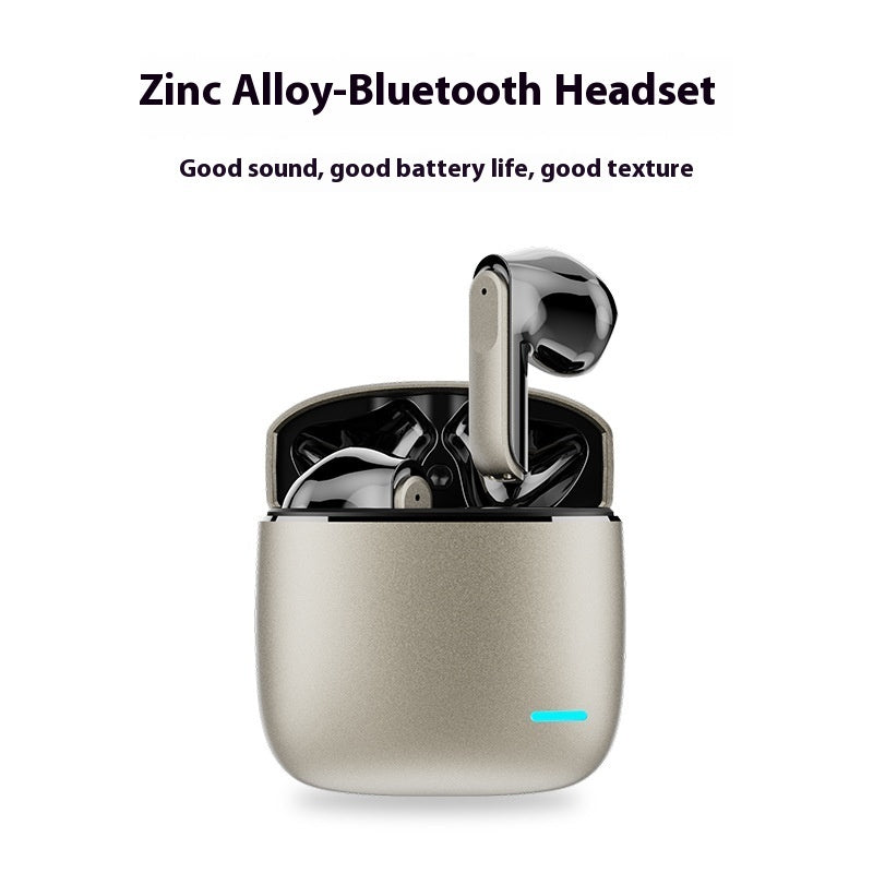 K50 Wireless Bluetooth Earbuds - Zinc Alloy Sports Headphones with Noise Reduction