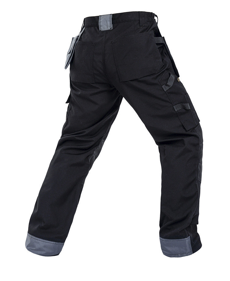 Industrial Cargo Work Pants - Multi-Pocket Construction Trousers