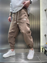 Tactical Fleece-Lined Cargo Pants for Men - Multi-Pocket Winter Trousers