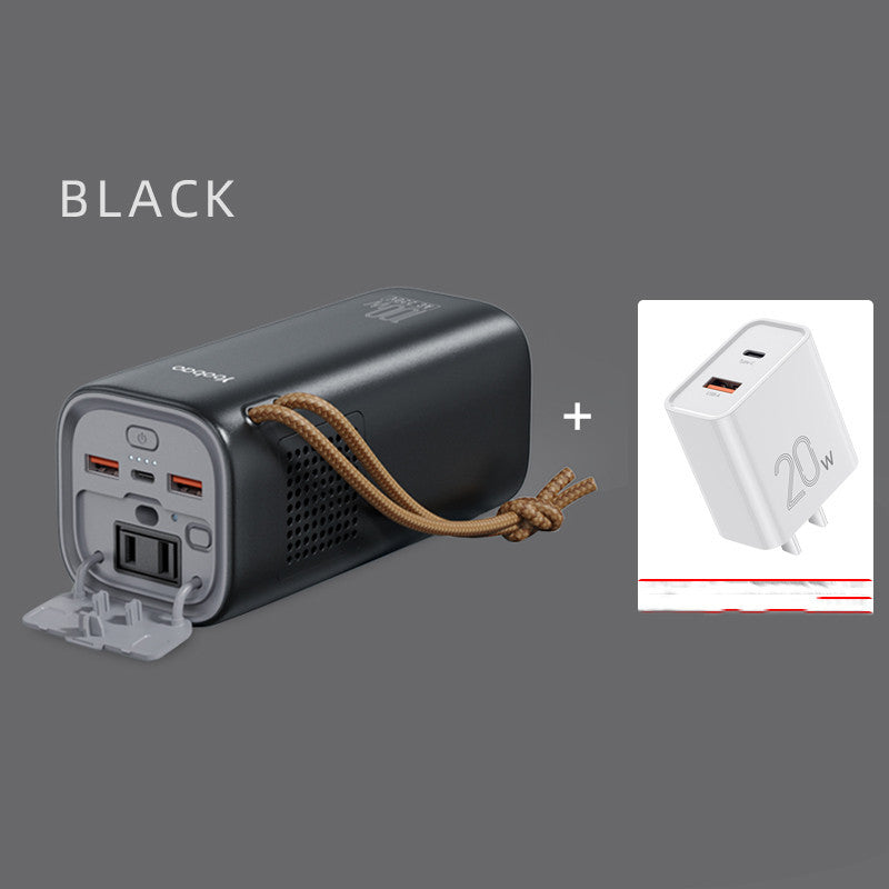 Professional 20000mAh Portable Power Bank - 220V AC Outlet & Fast Charging Station