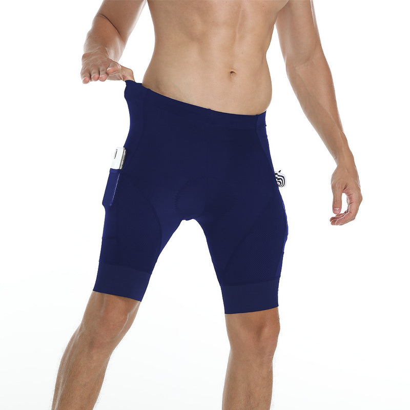High-Performance Cycling Shorts with Sweat-Absorbing Cushion - Men's Breathable Bicycle Pants