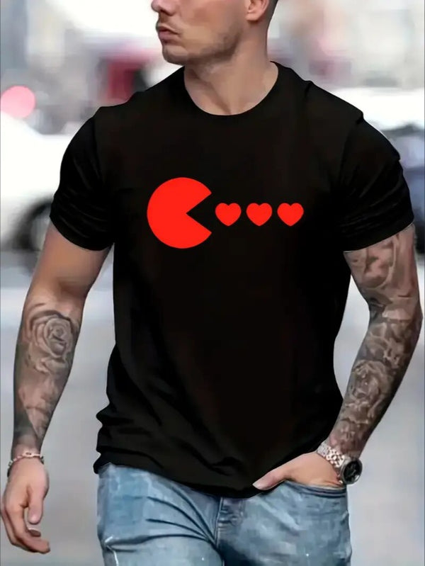 Love Valentine's Day Couple T-Shirt - Matching His & Hers Design