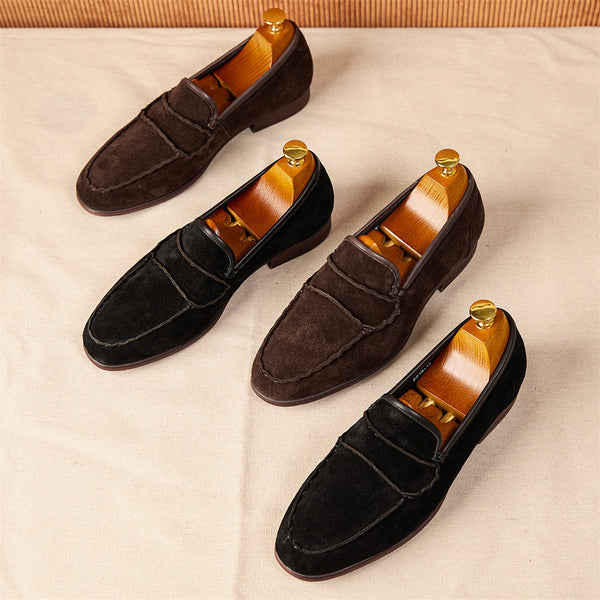 Men's Premium Retro Suede Shoes - Classic Fashion Sneakers