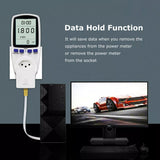 Digital Power Saving Energy Monitor Watt Amp Volt KWh Meter Electricity Analyzer Power Meter Plug, Power Consumption Monitor   With Digital LCD Display