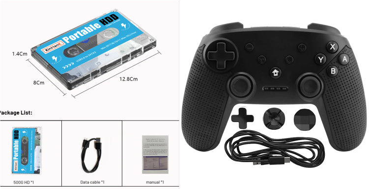 Advanced Bluetooth Gaming Controller - Pro Wireless Gamepad with Screen Capture & Vibration