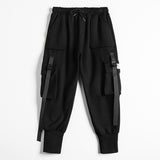 Tactical Multi-Pocket Cargo Pants - Hip Hop Streetwear Fashion for Men