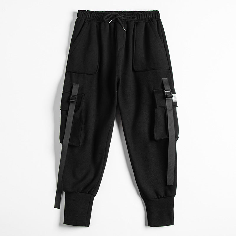 Tactical Multi-Pocket Cargo Pants - Hip Hop Streetwear Fashion for Men