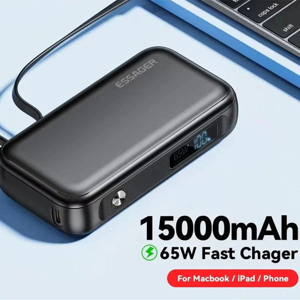 15000mAh Large Capacity Digital Display Mobile Power Supply
