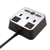 LED American Standard Socket USB Alarm Clock Socket