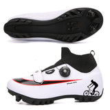 Professional Mountain Cycling Shoes - Men's Lock-In Power Bicycle Shoes