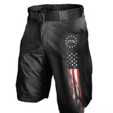 Trendy 3D Digital Print Men's Loose Shorts - Comfortable Cotton Blend Summer Wear