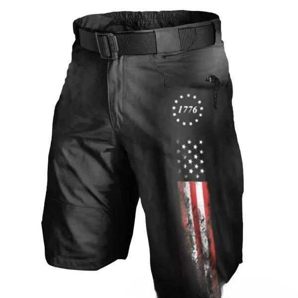 Trendy 3D Digital Print Men's Loose Shorts - Comfortable Cotton Blend Summer Wear
