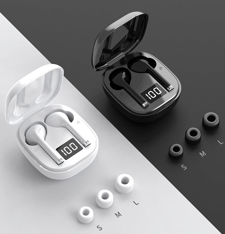 Advanced Bluetooth 5.0 Wireless Earbuds with LED Digital Display & Touch Control
