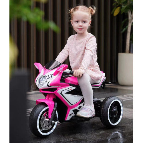 Premium Kids Electric Motorcycle 6V - LED Lights & Music Ride-On Adventure Toy