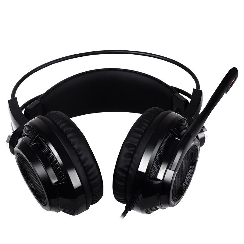 Professional Gaming Headset with Microphone - USB Wired Over-Ear Headphones