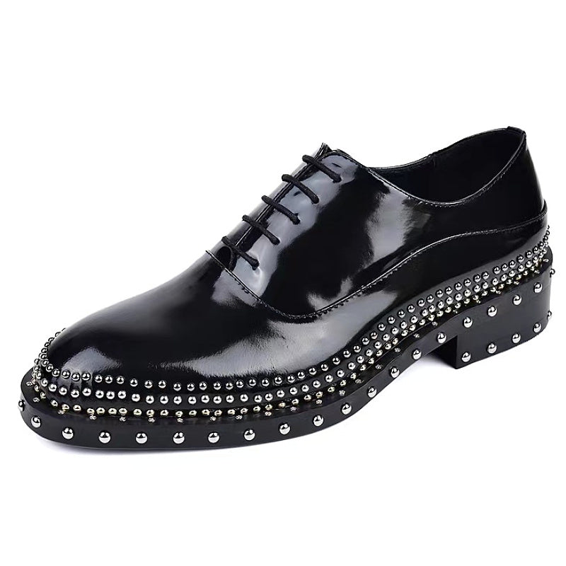 Premium British Business Formal Men's Dress Shoes - Genuine Leather Oxford Style