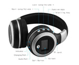 Advanced Bluetooth Wireless Headset - High-Fidelity Stereo Sound with FM Radio & TF Card Support