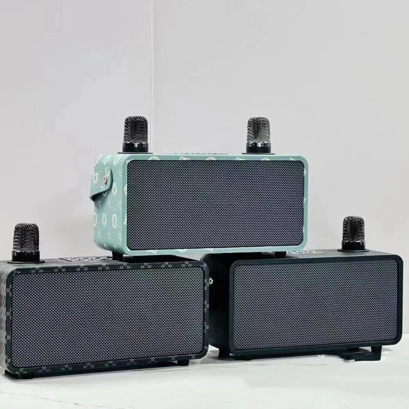 Premium Wireless Bluetooth Karaoke Speaker - High Power Portable Audio System with Microphone