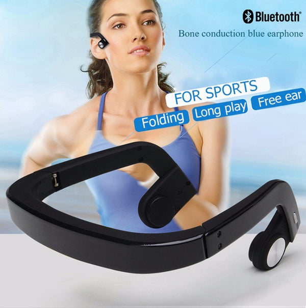Revolutionary ZD100 Wireless Bone Conduction Headset - Open-Ear Bluetooth Audio Technology