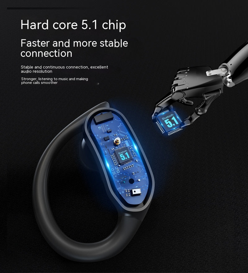 Wireless Sports Earbuds - IPX7 Waterproof Bluetooth Headphones with Noise Reduction