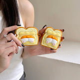 Adorable Corgi Toast Silicone AirPods Case - Cute Cartoon Wireless Earphone Protection