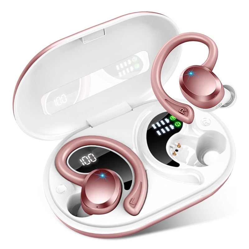Premium Q38 Wireless Bluetooth Earbuds - Waterproof Sports Headphones with Digital Display