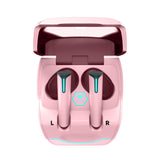 Luminous Gaming Bluetooth Headset - Low Latency Wireless Gaming Earbuds with LED Lights
