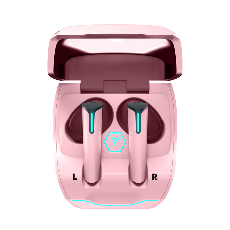 Luminous Gaming Bluetooth Headset - Low Latency Wireless Gaming Earbuds with LED Lights