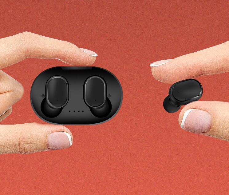Premium A6S Wireless Bluetooth Earbuds - True Wireless In-Ear Headphones with Charging Case