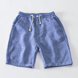 Premium Men's Linen Tapered Pants - Summer Lightweight High Waist Trousers