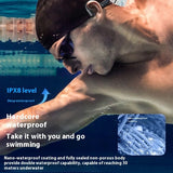 Waterproof Bone Conduction Bluetooth Earphones - Sports Neck Hanging Wireless Headset
