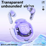 T8 Bluetooth 5.3 Wireless Earbuds - Gaming Sport Headphones with Noise Reduction & Touch Control