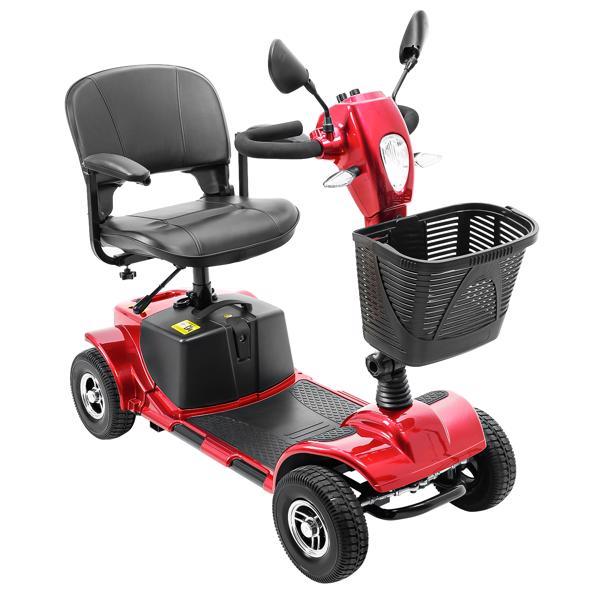 Premium 4-Wheel Electric Mobility Scooter - 330lbs Capacity, 18-Mile Range