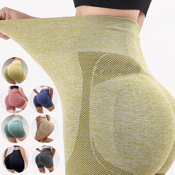Premium Butt-Lifting Seamless Yoga Leggings - High-Performance Fitness Shorts for Women