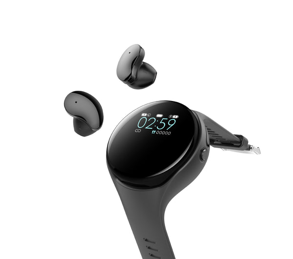 Revolutionary 2-in-1 Smart Watch with Wireless Bluetooth Earbuds - Sports Fitness Tracker