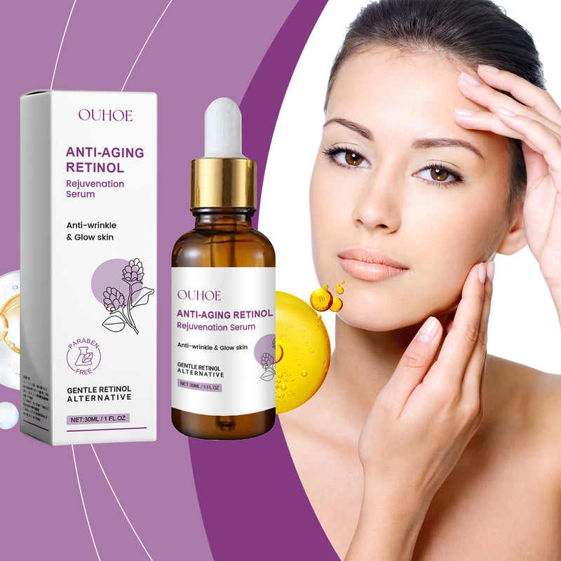 OUHOE Retinol Anti-Wrinkle Serum Hydrating, Moisturizing, Lifting, Firming, Thinning Fine Lines, Moisturizing Skin Care Serum