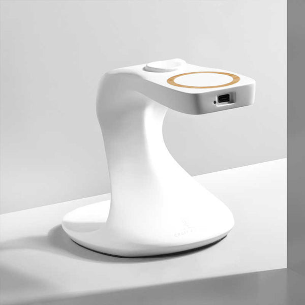 3-in-1 MagSafe Wireless Charging Phone Stand - Premium Magnetic Holder with Built-in Charger